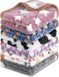 6 Pcs Dog Blanket Super Soft Pet Puppy Blankets Calming Blanket for Small, Medium Dogs Warm Sleep Mat Flannel Blanket for Dogs Puppy Cat (24"×16")