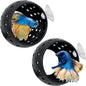 Fhiny Betta Tunnel, 2 PCS Aquarium Fish Hideout with Suction Cup Tank Tunnel Shrimp Cave Aquarium Ornament Fish Tank Accessories for Shrimp Betta Guppy Hiding Resting (Black)