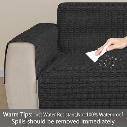 Muamar Dog Bed Cover Sofa Protector,Anti Slip Waterproof Sofa Covers for Living Room Couch Covers,Sofa Mat,Seat Cover, Dog Mat,Pet Pad for Furniture Bed Sofa Protector 1 Piece (30x82 inch, Black)