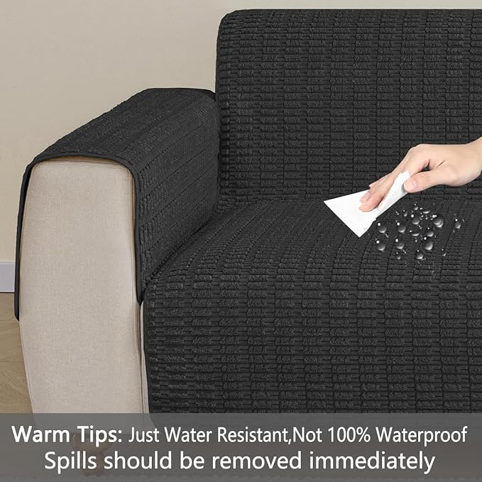 Muamar Dog Bed Cover Sofa Protector,Anti Slip Waterproof Sofa Covers for Living Room Couch Covers,Sofa Mat,Seat Cover, Dog Mat,Pet Pad for Furniture Bed Sofa Protector 1 Piece (40x60 inch, Black)