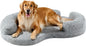 Orthopedic Memory Foam XXL Dog Bed for Large Sized Dog - Washable & Waterproof & Removable Cover -Round Calming Bed for Anxiety Relief (51 x 34 x 8 Inch)