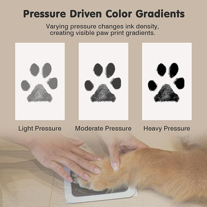 Inkless Paw Print Kit for Dogs,Cats & Babies - Clean Touch Dog Nose & Baby Handprint Kit,Mess Free Dog Paw Print Kit,1-Pcs Ink Pad & 1 Wooden Frame - Keepsake Gifts for Pet Lovers,New Moms