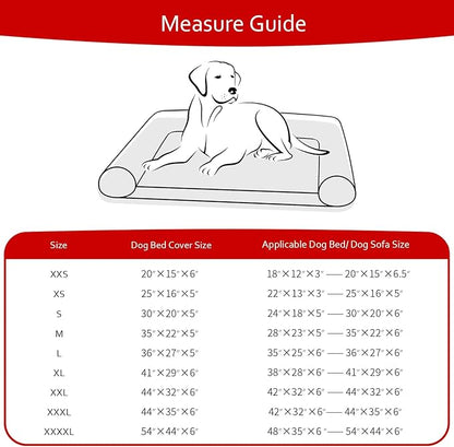 Waterproof Dog Bed Covers Replacement Washable Pet Hair Easy to Remove, Noiseless Quilted Puppy Pet Bed Cover Lovely Black Star Print 27x36 Inches, for Dog/Cat, Cover Only