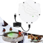 Outdoors 100W Bird Bath Heater for Winter,Birdbath Deicer Pond De-icer Thermostatically Controlled Birdbaths Water Heater with 5.9 Ft Power Cord and Working Indicator Light (White)