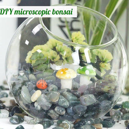 1lb Aquatic Agate Aquarium Gravel Rocks Natural Tumbled Healing Crystal Chips Bulk Gemstones Crushed Stones for Fountain Vase Filler Planters Decorative Fish Tank Potted Reiki Energy Balancing