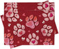 Valentines Day Dog Cat Paw Prints Placemats Set of 4, Pink Red Love Hearts Dining Place Mats Table Decor Pet Lover Gifts, Anniversary Wedding Home Kitchen Decoration 12 x 18 Inch