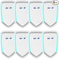 8Pack Air Ionizer for Home Negative Ion Air Purifier Plug In, Mini Filterless Air Freshener Quiet Air Cleaner Portable Air Purifiers Odors Smoke for Home Office, Bedroom, Bathroom