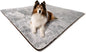 PupProtector Waterproof Throw Blanket for Dogs and Cats, Pet Blanket Cover for Couches, Sofas, Beds, Car Seats, Furniture, Calming Soft Faux Fur, Short Grey, Large (80" L x 62" W)