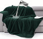 gogobunny Waterproof Bed Blanket, Reversible Sherpa Fleece Throw Blanket for Dog Puppy Cat, Furniture Cover Protects Bed Couch Sofa from Liquid Pee and Pet Fur (Forest Green, 90x108 inches)