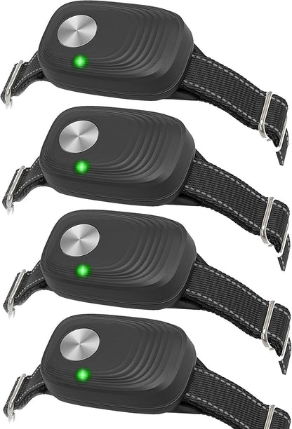 Automatic Pet Door Collar - Compatible with High Tech Pet Doors - Replaces MS-4 & MS-5 Collar Keys - BLK-4PK