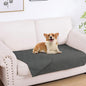 hyha Waterproof Dog Blanket, Reversible Pet Bed Blanket, Soft Sofa Couch Cover for Dogs Washable, Waterproof Pet Couch Covers for Sofa Puppy Cats Furniture Protector(30"x53", Dark Grey/Dark Grey)