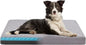 Cooling Dog Beds for Large Dogs, Memory Foam Pet Bed with Waterproof Liner and Cooling Gel Mattress, Comfy Dog Crate Mat Fits up to 60 lbs Pets