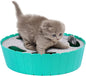 Pawaboo Interactive Cat Toy with Running Mouse, Electronic Motion Cat Toy Automatic Teaser for Indoor Cats, Pop and Play Hide Seek Cats Toys Hunting Mouse for Pet Kitten Play Fun Exercise, Lake Blue