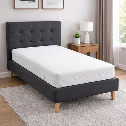 DMI Waterproof Mattress Protector and Mattress Cover, Encased Zippered Fit, Full, Packaging may vary
