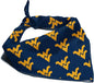 West Virginia Mountaineers Officially Licensed Bandana for Dogs and Cats | Fits Pets Great Gift Idea | Easy-to-Tie (Large, 28")