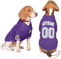 Custom Dog Baseball Jersey with Name Number Logo for Small Pet Dogs-Personalized Dog Shirts