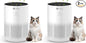 Air Purifiers for Bedroom Home with H13 True HEPA Filter, 20dB Quiet Air Cleaner for Pets Hair Dander Odor, Smoke Dust Pollen, Aromatherapy Function, White (Pack of 2)