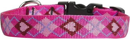 LupinePet Originals 3/4" Puppy Love 9-14" Adjustable Collar for Small Dogs