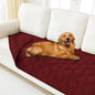 Smiry Waterproof Dog Bed Cover Blanket 40x80, Soft Reversible Pet Blanket, Washable Leakproof Cats Dogs Couch Cover for Sofa, Couch, Furniture, Wine Red/Wine Red