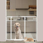 40.55" Tall, 45.86-53.74 Inch Wide, 1.37" Ultra Narrow Spacing Dog Pet Baby Gate Indoor for Doorway Hallway, Pressure Mounted 46 47 48 49 50 51 52 53 Inches Wide