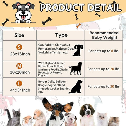Rezutan 1 Pack 3 Dog Blankets for Small Pet Cat Super Soft Fluffy Premium Throw for Dog Kennels-Beds, Paw Print Blanket, 23x16inch,Purple/Green/Brown