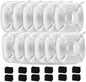 24 Pcs Cat Fountain Replacement Filters：12 Pack Replacement Filters with 12 Pack Pre-Filter Sponges, Pet Fountain Filter Fit for 95oz/2.8L Automatic Pet Fountain Cat Water Fountain