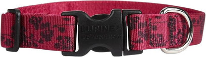 LupinePet Originals 1" Plum Blossom 16-28" Adjustable Collar for Large Dogs