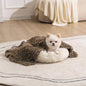 gogobunny Waterproof Dog Blanket for Couch & Furniture Protection - Super Soft Reversible Throw for Large Dogs & Cats, Calming Washable Fur & Sherpa Pet Blanket (25x35 Inch, Stone)