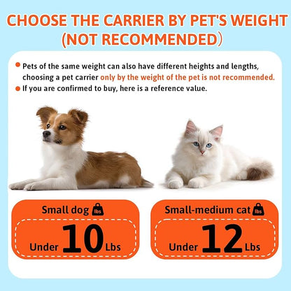 Petskd Top-Expandable Pet Carrier 18x13x9.5 Inches Southwest Airline Approved, Soft-Sided Carrier for Small Cats and Dogs with Locking Safety Zippers and Anti-Scratch Mesh(Black)