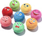 SCHITEC Squeaky Dog Toys, [8 Pack] Soft Stuffed Plush Balls with Squeakers, Interactive Fetch Play for Puppy Small Medium Pets