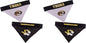 Pets First Collegiate Pet Accessories, Reversible Bandana, Missouri Tigers, Large/X-Large (Pack of 2)