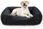 MIXJOY X-Large Dog Bed for Large, Medium, Small Dogs - Rectangle, Washable, Orthopedic, Soft Calming Sleeping Puppy Bed - Durable Pet Cuddler with Anti-Slip Bottom - XL (35"x25"x9")