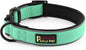 Plutus Pet Tactical Dog Collar, Reflective, Adjustable Heavy Duty Dog Collar, Soft Padded and Comfortable, for Small Medium and Large Dogs (Teal, S)