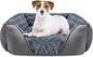 INVENHO Dog Bed Medium Size Dog, Orthopedic Warming Soft Calming Sleeping Puppy Bed Durable Pet Bed with Anti-Slip Bottom