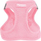 Downtown Pet Supply Step in Dog Harness for Small Dogs - Adjustable, Escape Proof Dog Harness with Reflective Trim - All-Weather, Fast-Drying Padded Mesh Fabric - Baby Pink, XXS