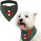 FUAMEY Dog Tuxedo Christmas for Small Dogs,Dog Formal Suit Dogs Attire Pet Bow Tie Puppy Party Costumes Cat Tux Outfits Pets Bandana Cosplay Adjustable Bowties Christmas Green Red XS
