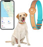 2-in-1 GPS Tracker for Dogs: Smart Collar with Real-Time Location, No Monthly Fee, Unlimited Range (iOS Only) GPS Tracker Dog Collar- Ideal for Small, Medium Large Dogs(Tracker Included) (Brown)