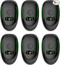 Plug In Air Purifier - 6Packs Air Ionizers for Home, Silent Filterless Air Purifier, Auto Mode for Pets Odor Smoke, Quiet Operation Negative Ion Technology Freshener for Home, Bedroom, Office