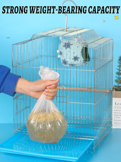 Large Disposable Bird Cage Tray Liners，34'' X 22'' Plastic Parakeet Cage Liner Bag - 30 Pcs Birds Cage Bottom Liner Universal Film Bird Cage Accessories for Finches Canaries Cockatiels Birdcage