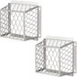Dryer Exhaust Guard Vent Cover,Dryer Vent Bird Guard for Most 3" to 4" Fan Cover, 7"Lx7"Wx5"H Stainless Steel Ventilation Bird Cage for Bathroom Exhaust Ventilation Fan,2PCS