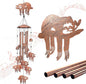 Sloth Wind Chimes for Outside,Sloth Gifts for Women/Men/Sympathy Gift/Memorial Gifts/Birthday Festival Metal windchimes Outdoors/Indoors,Patio Decor,Garden Decor,Home,Yard