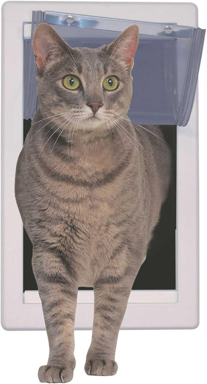 IDEAL PET PRODUCTS SINCE 1979 Perfect Pet Soft Flap Cat Door with Telescoping Frame, Medium, 7" x 11.25" Flap Size