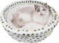 Super Soft Small Dog & Cat Bed, Anti-Anxiety Puppy Cuddler, Cozy Round Fluffy Plush Pet Bed, Machine Washable Faux Fur Donut Cuddler