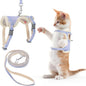 TIESOME Cat Harness and Leash Set, Adjustable Gradient Kitten Harness Escape Proof Harness with Leash for Kitty Outdoor Walking (Bear)