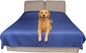 SILLY LEGACY Thin Reversible Waterproof Protective Bed Cover (Queen Size, 96 x 82 inch), for Dogs and Cats, Babies; Incontinence, Dirt, Drool