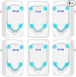 Plug in Air Ionizer 6-Pack, Negative Ion Air Purifier Plug In, Mini Filterless Air Freshener Quiet Air Cleaner Portable Air Purifiers Odors Smoke for Home Office, Bedroom, Bathroom