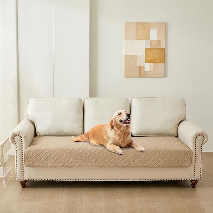 hyha Waterproof Dog Blanket, Soft Dog Bed Cover Pet Blankets, Waterproof Sofa Couch Cover for Dogs Washable, Reversible Pet Couch Covers for Sofa Furniture (30x70 Inch, Camel/Camel)