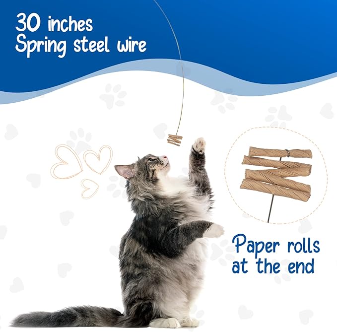 Cat Dancer Products 101 Interactive Cat Toy, Brown