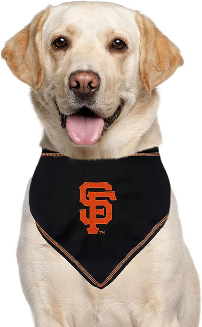 Pets First MLB SAN Francisco Giants TIE Bandana, Small/Medium. Dog Bandana Scarf Bib for Pet Cat Dog. The Ultimate Game-Day, Party Bandanna, Birthday Event