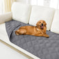 Smiry Waterproof Dog Bed Cover Blanket 40x70, Soft Reversible Pet Blanket, Washable Leakproof Cats Dogs Couch Cover for Sofa, Couch, Furniture, Grey/Grey